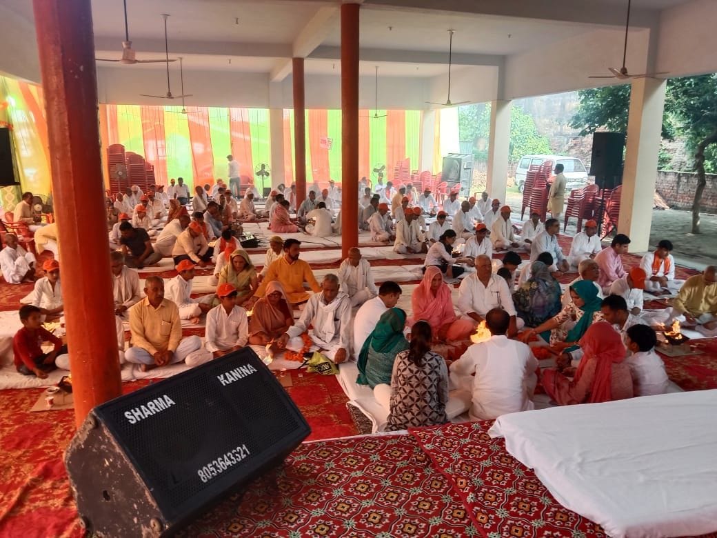 51 Kundiya Yagya performed in Arya Samaj campus