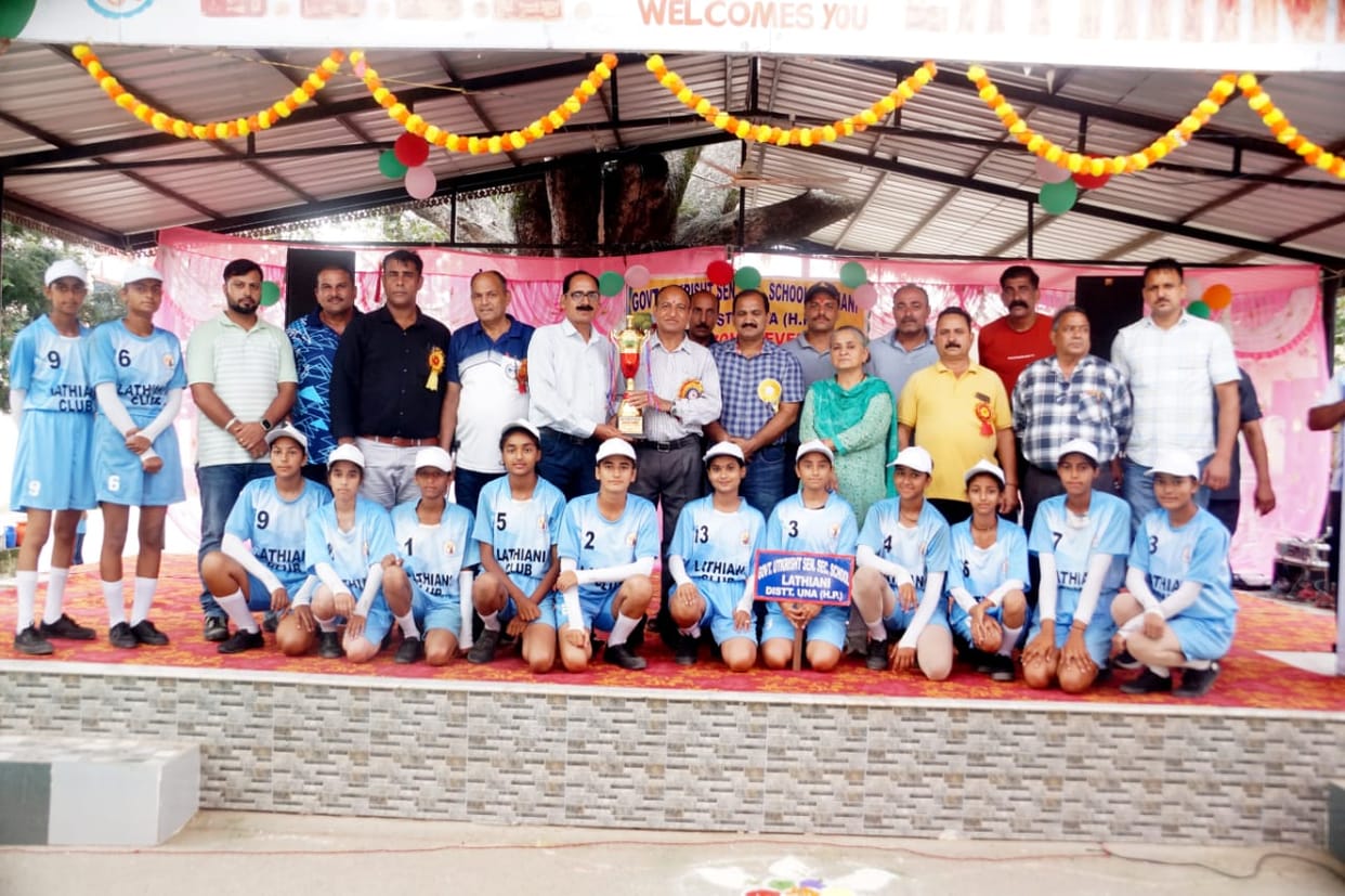 Thana Kalan winner in Kabaddi and Lathiani winner in Volleyball