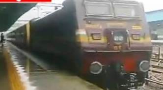 A tree leaning on the OHE line stopped the wheels of trains for four hours.