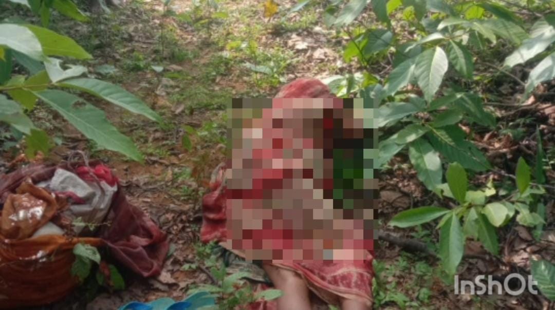Dead body of a woman who left home 3 days ago was found in suspicious condition on the forest path