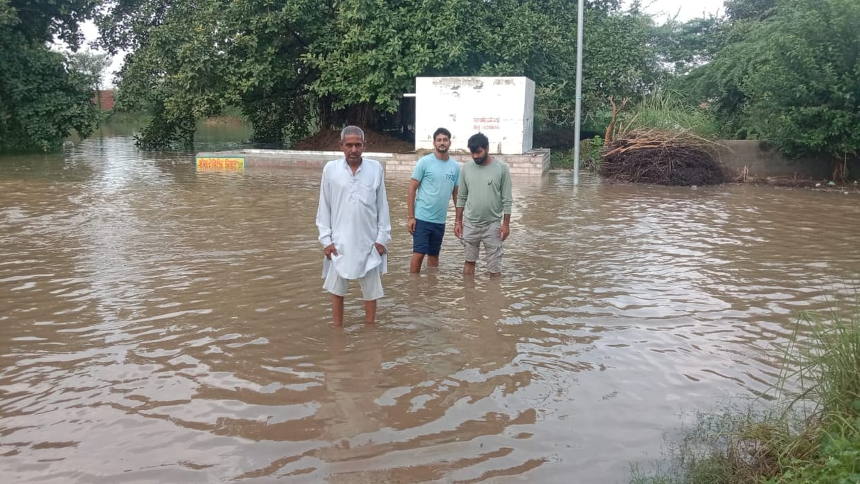Four feet water filled Goriya in Manu Bhakar's village