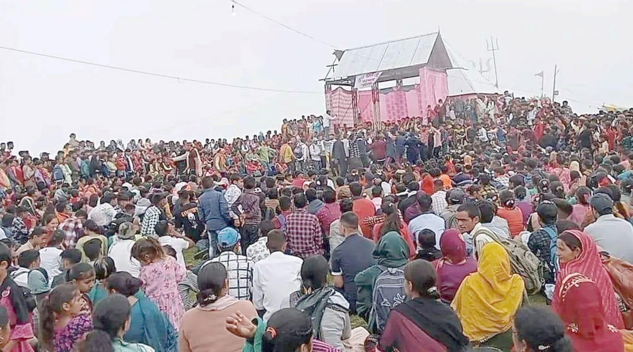 Jatar fair starts in Garh Mata temple