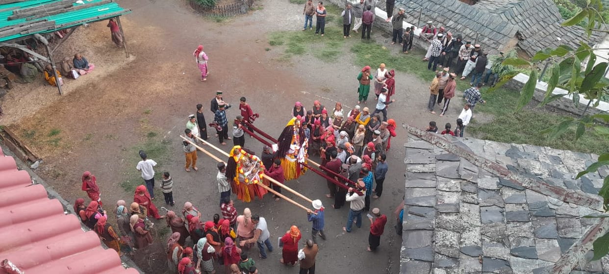 Rampur, Nogvalley, Dansa Temple, Religious event