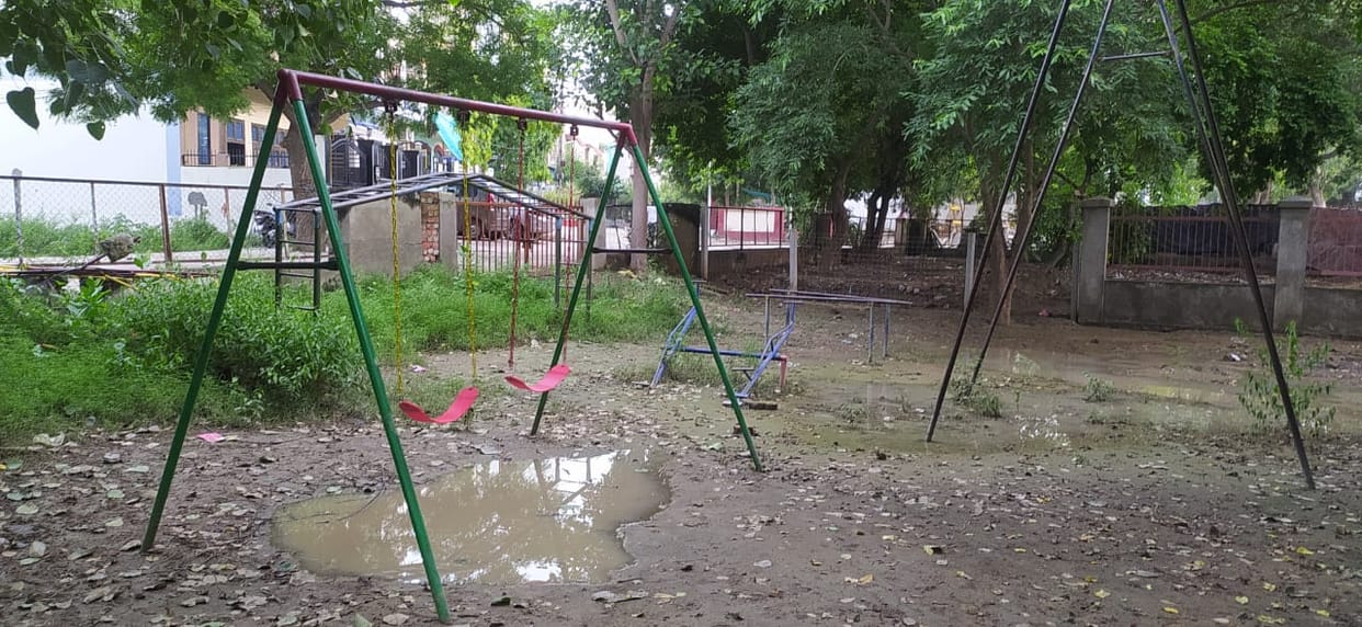 The condition of parks in the city is bad