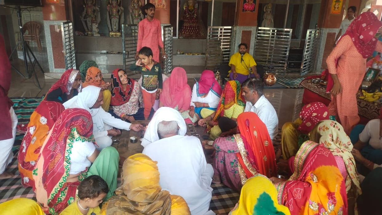 Srimad Bhagwat Katha concludes in village Bachini, Havan performed