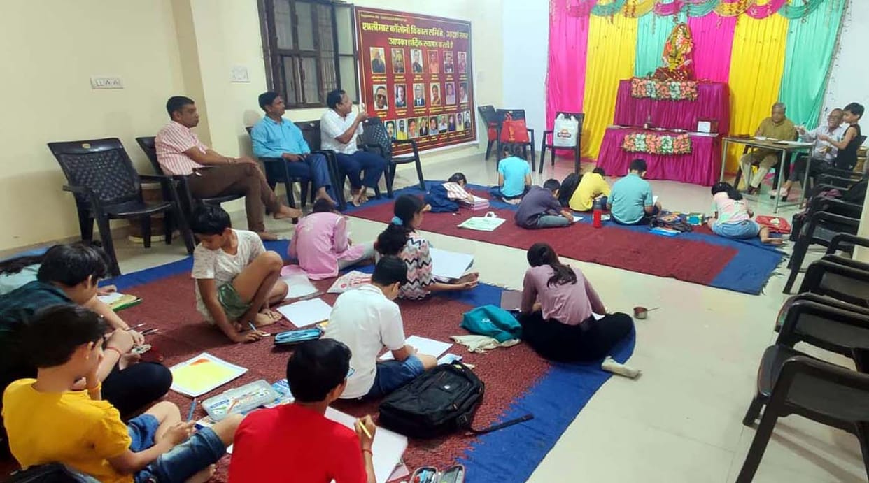 Ajmer News: Various competitions organized during Ganesh Mahotsav, small children showed their art