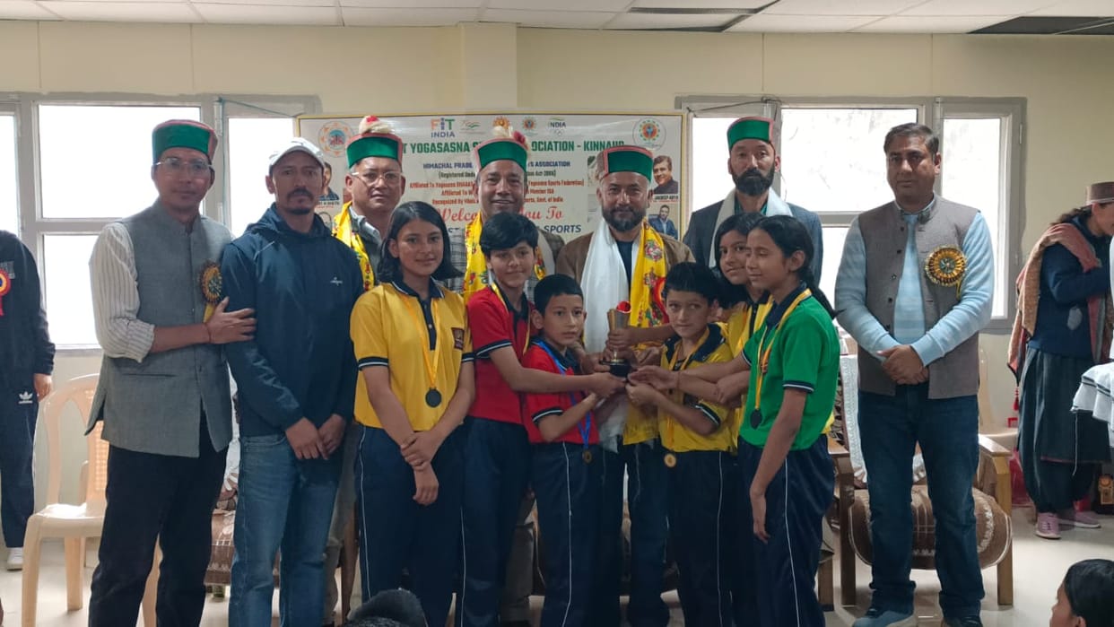 5th District Level Yogasana Competition organized in Reckong Peo College