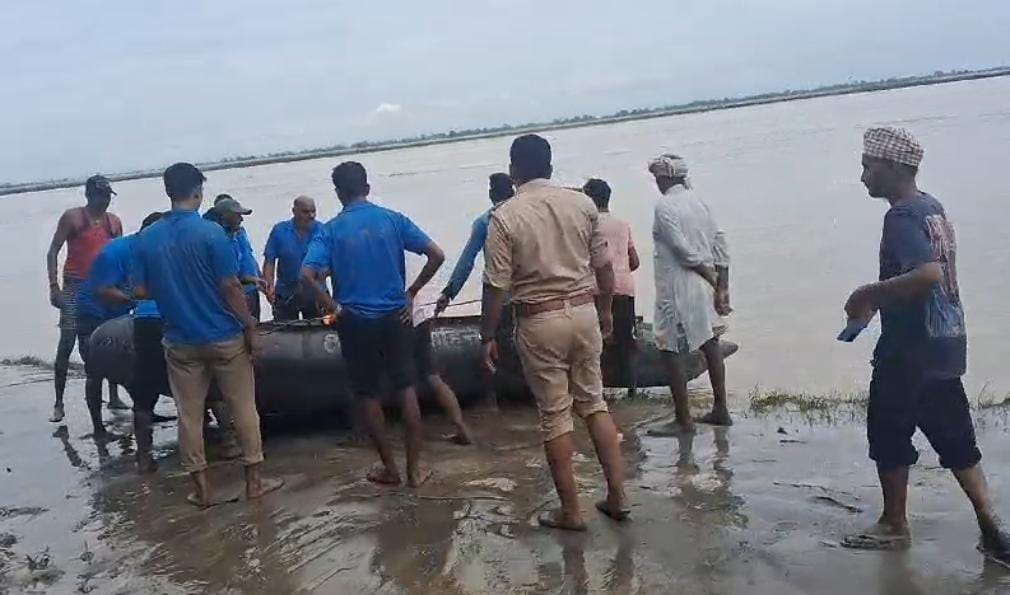 Five villagers trapped in Sharda floods were rescued