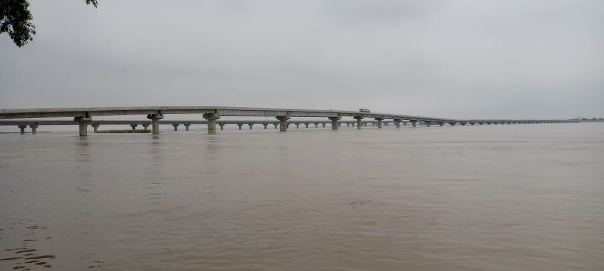Saryu rises again, just 16 cm below danger