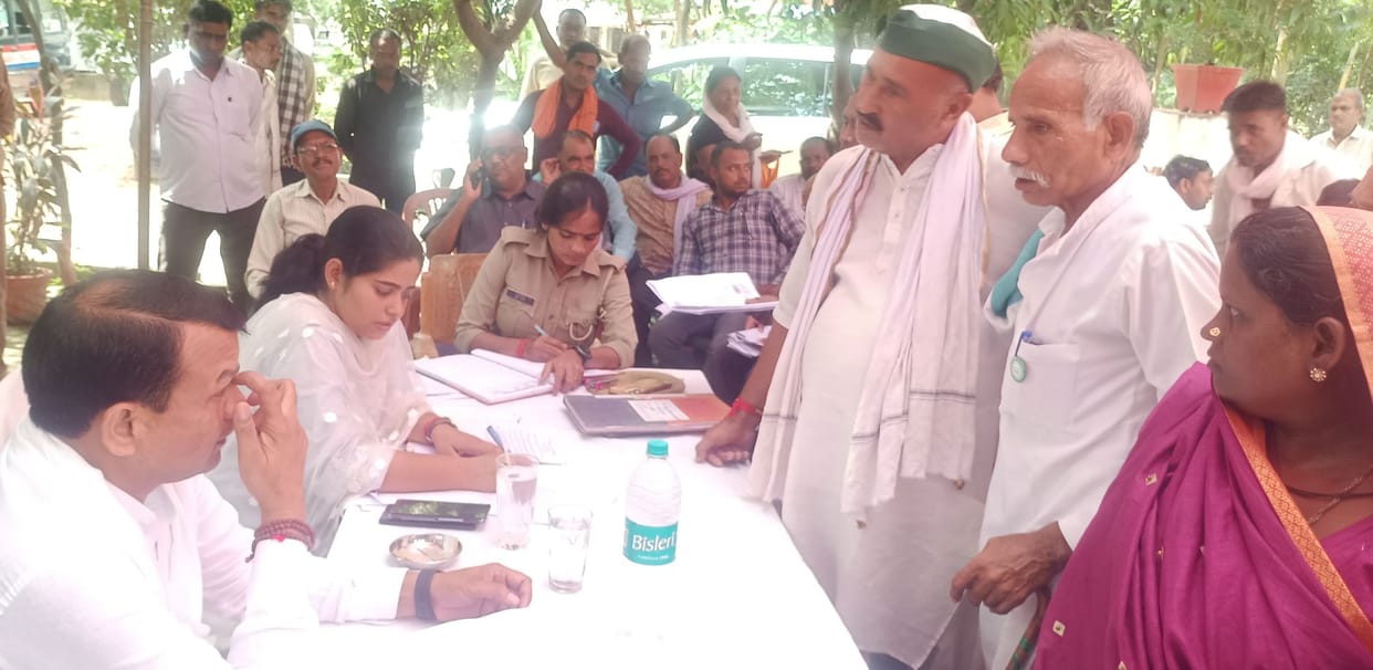 Complaint about encroachment on road and land