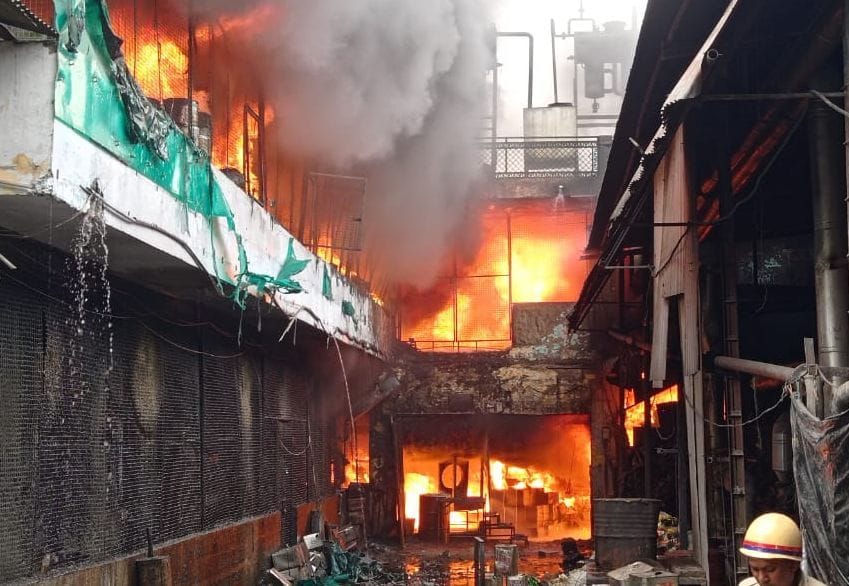 Dalmoth factory burnt due to short circuit