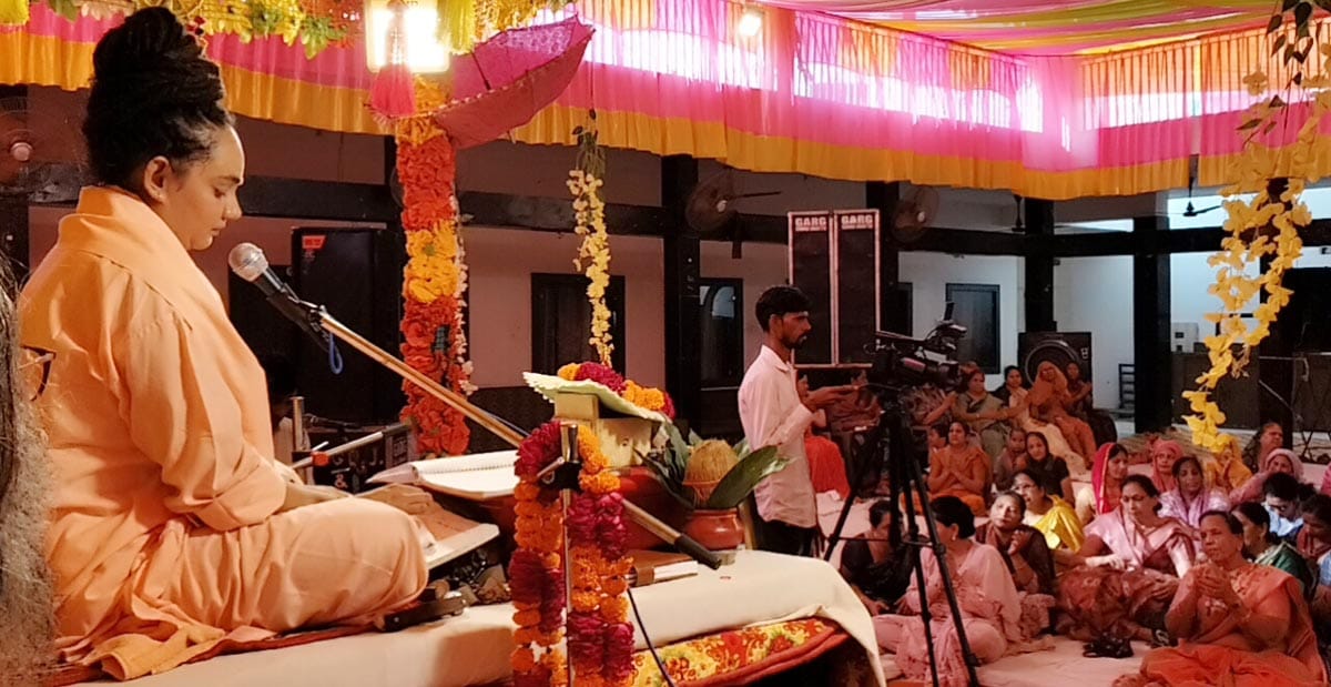 Satsang in Agrawal Dharamshala of Bhattukalan