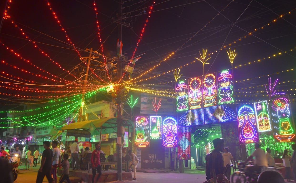 Barawafaat is today, decorations done all over the city