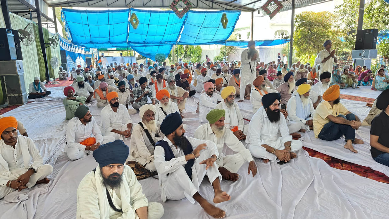 Religious gathering held at Gurdwara Sahib