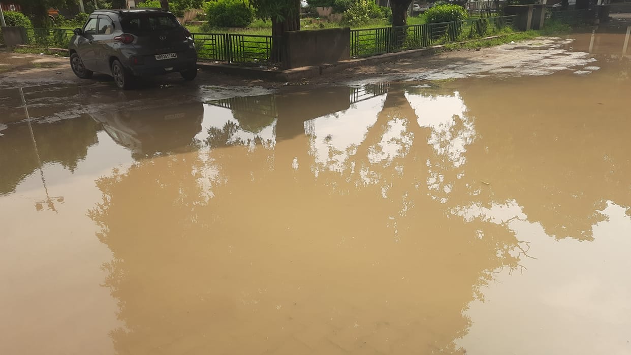 Heavy rains, streets and roads submerged