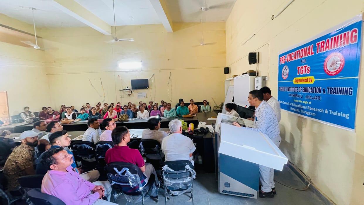 Trained teachers will be the flag bearers of providing vocational education to the students.