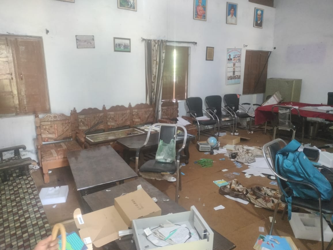 Silani village school vandalized, angry girl students blocked Jhajjar-Rewari highway