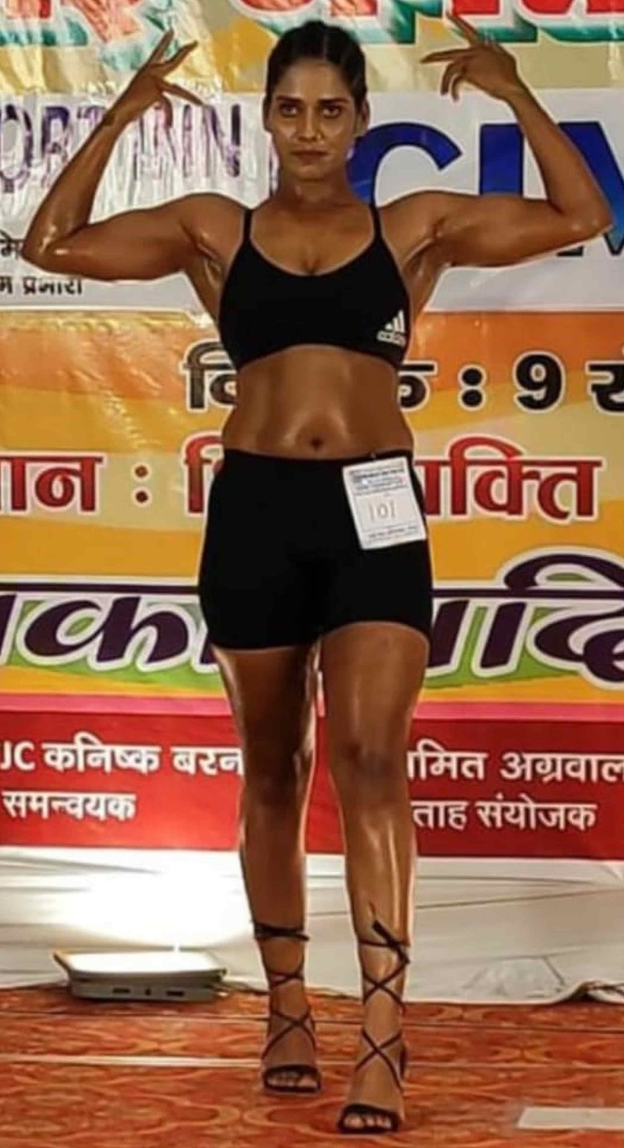 Asmita tops in body building competition
