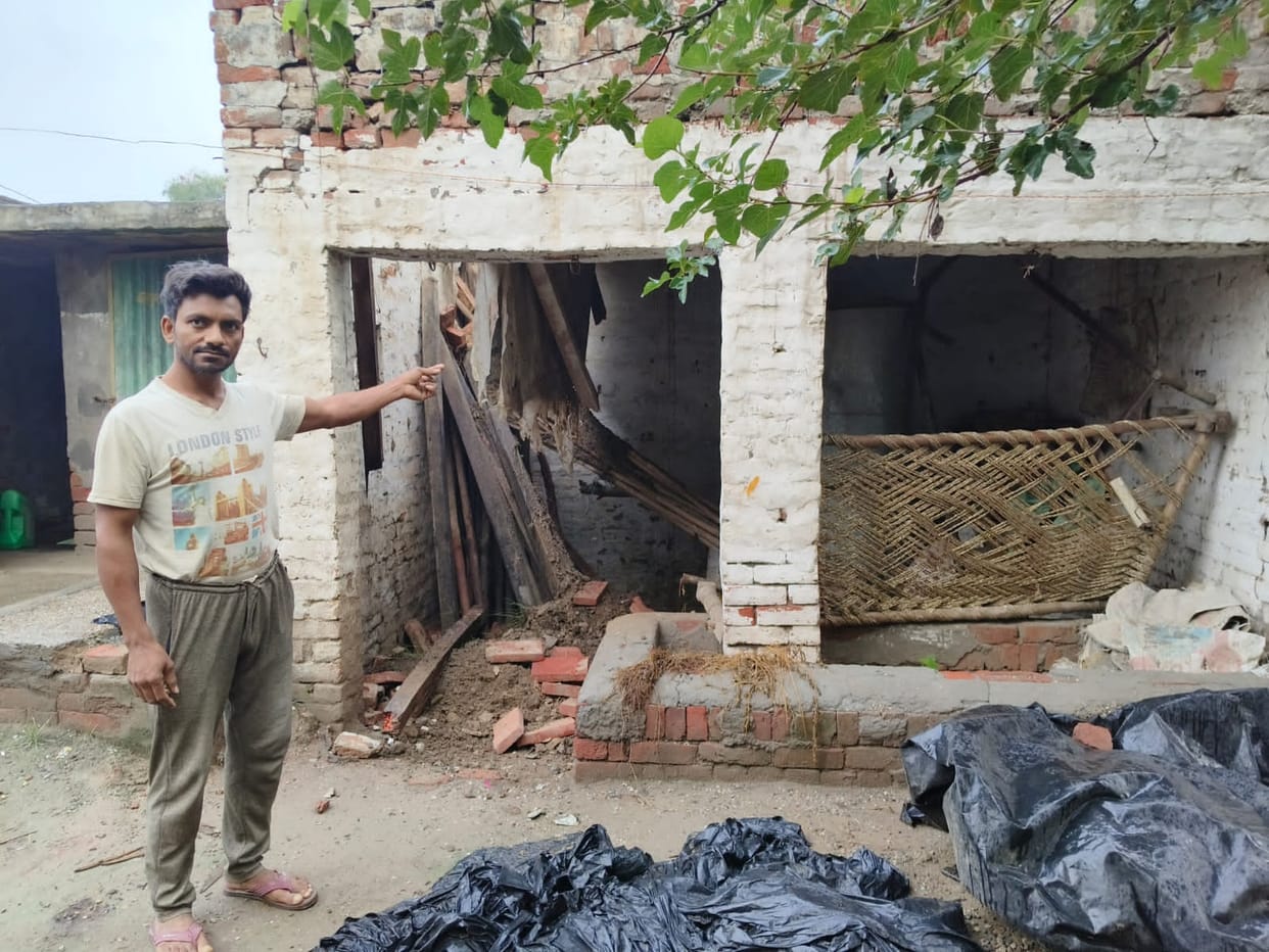 Rain took away shelter, increased problems