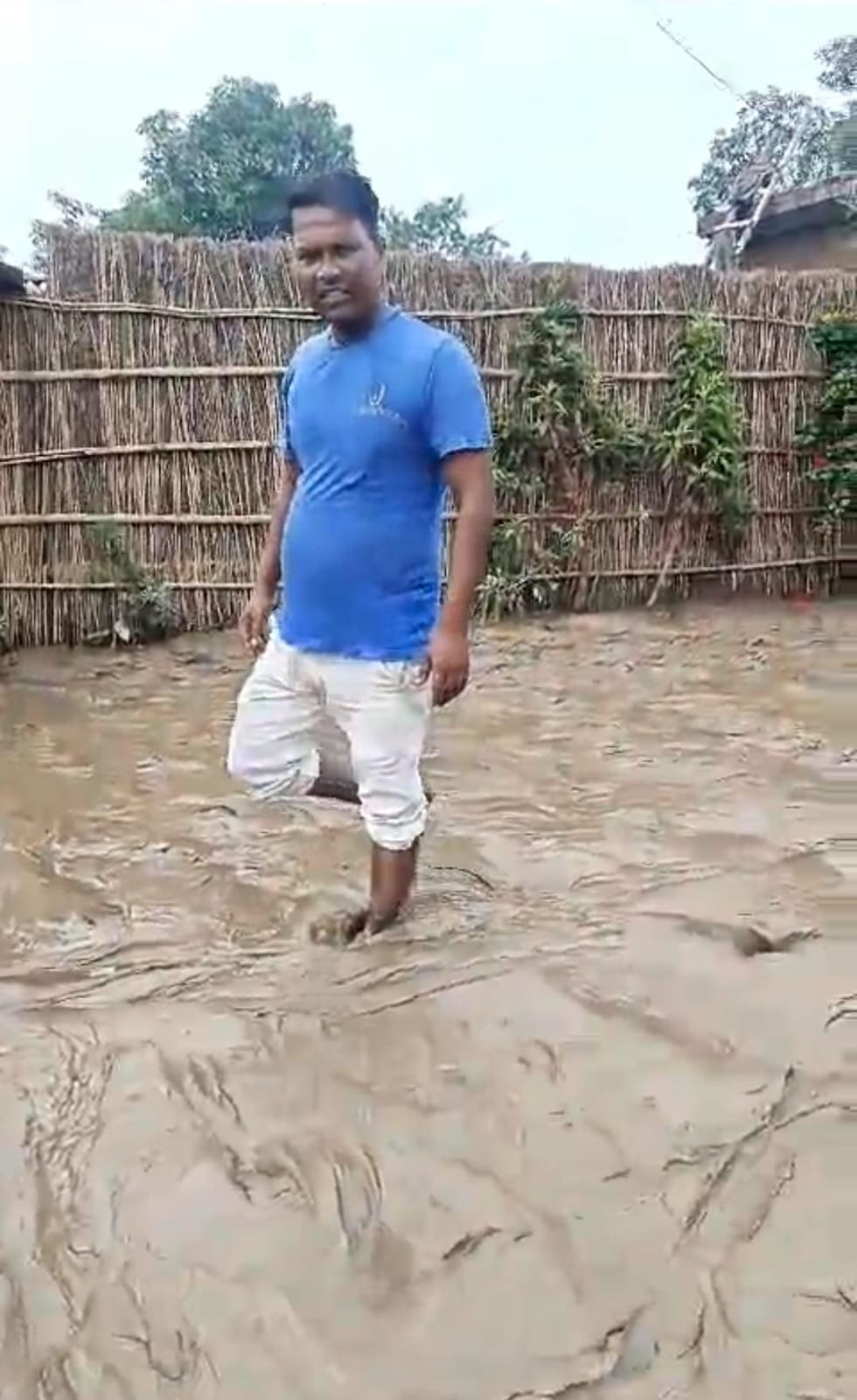 Villagers are facing the brunt of floods... two feet of swamp in their homes