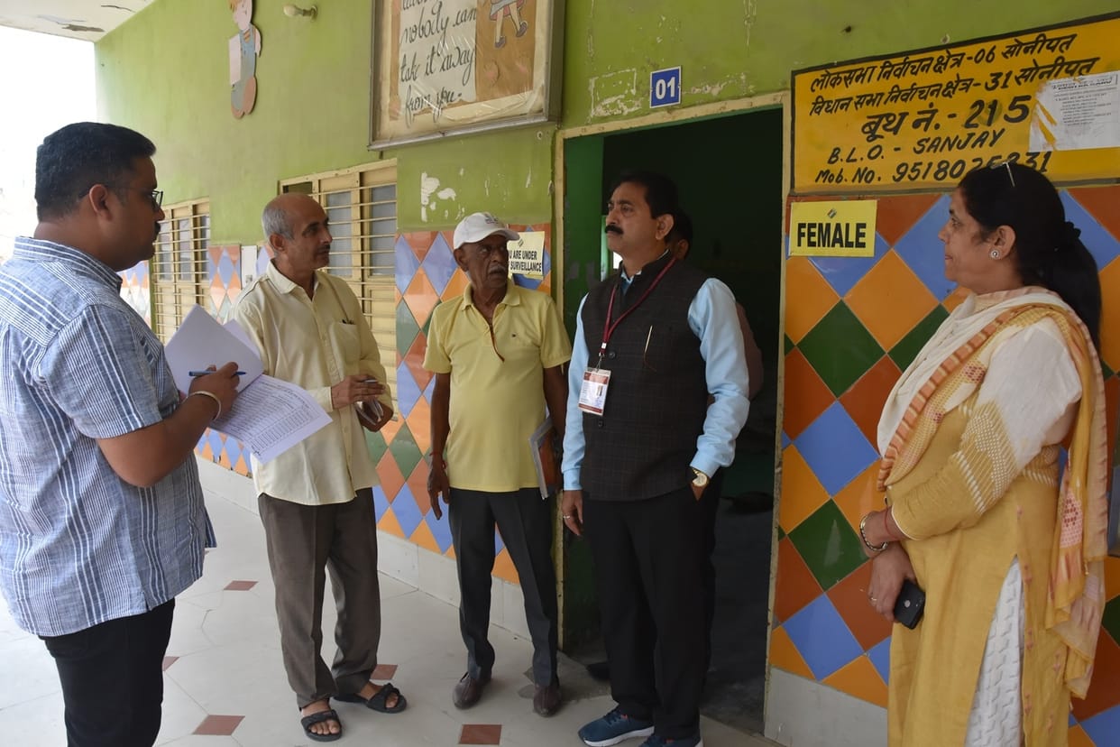 Inspection of polling stations, instructions given to increase facilities