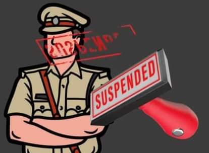 7 पुलिसकर्मी निलंबित