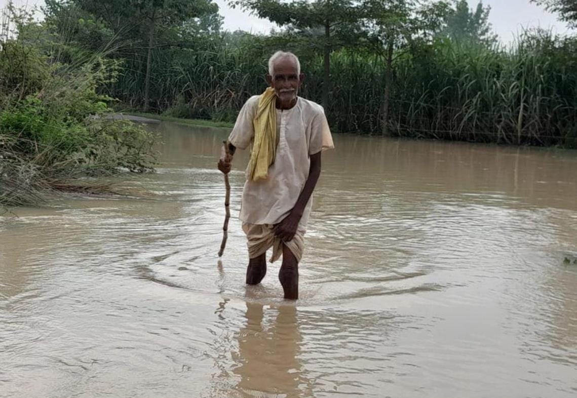 Flood water filled more than 30 villages of Mahsi