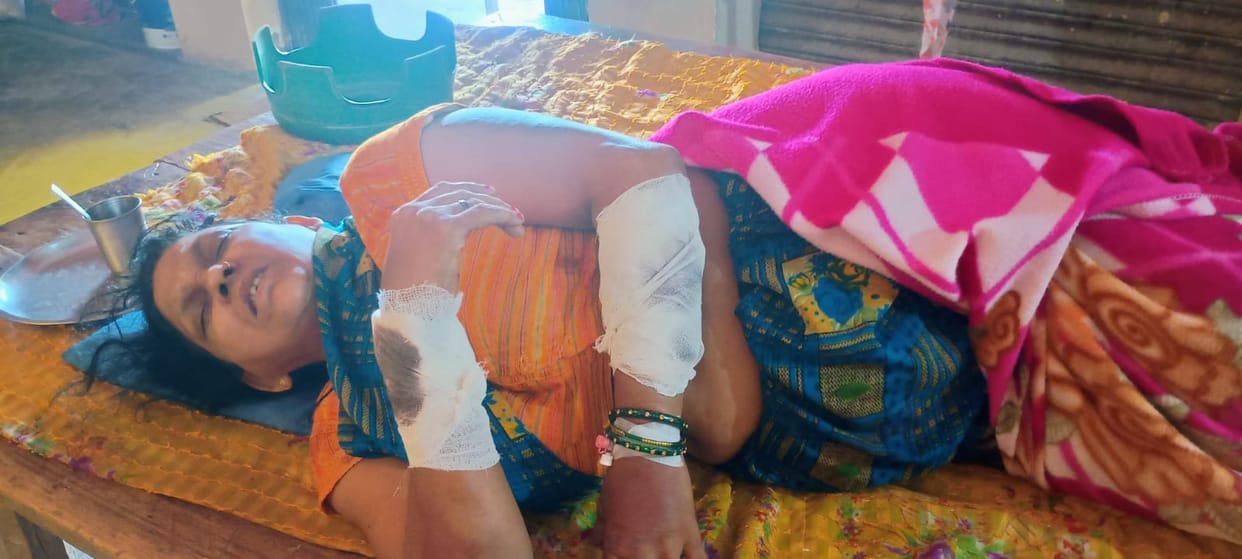 Firing entered the priest's house, three injured including an elderly woman