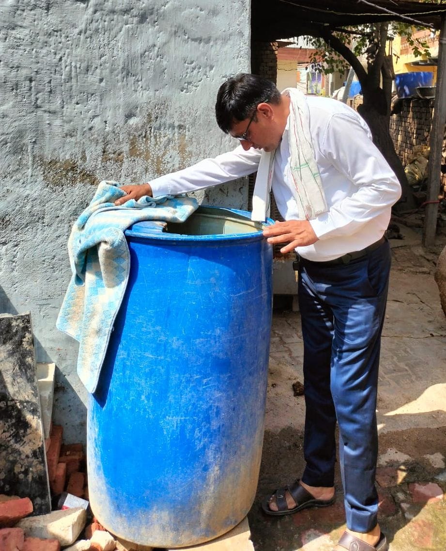 People from urban and rural areas are falling prey to dengue, mosquitoes are breeding near their homes.