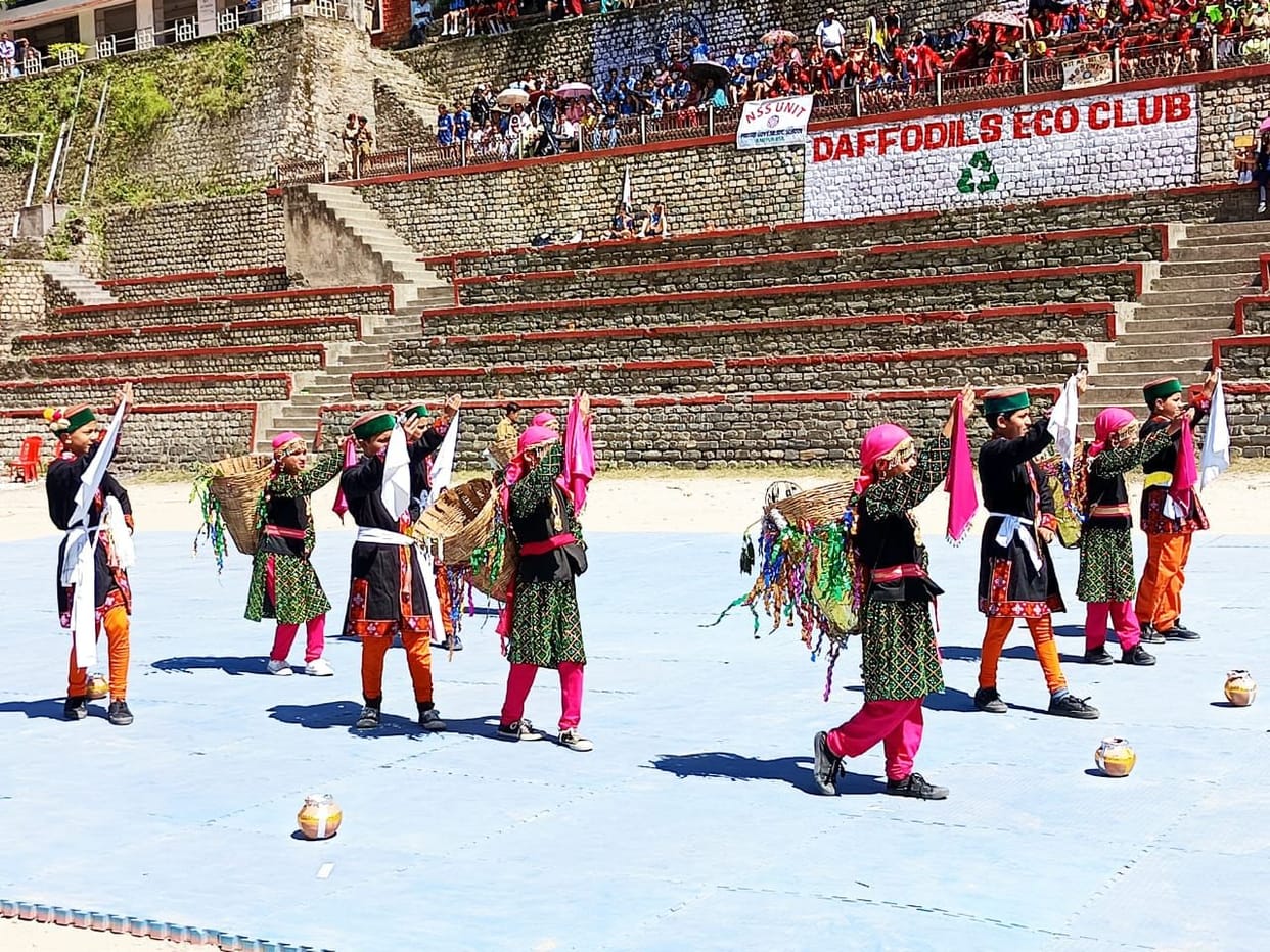Four-day district level under-14 girl sports competition started in Padma Government Senior Secondary School, Rampur.
