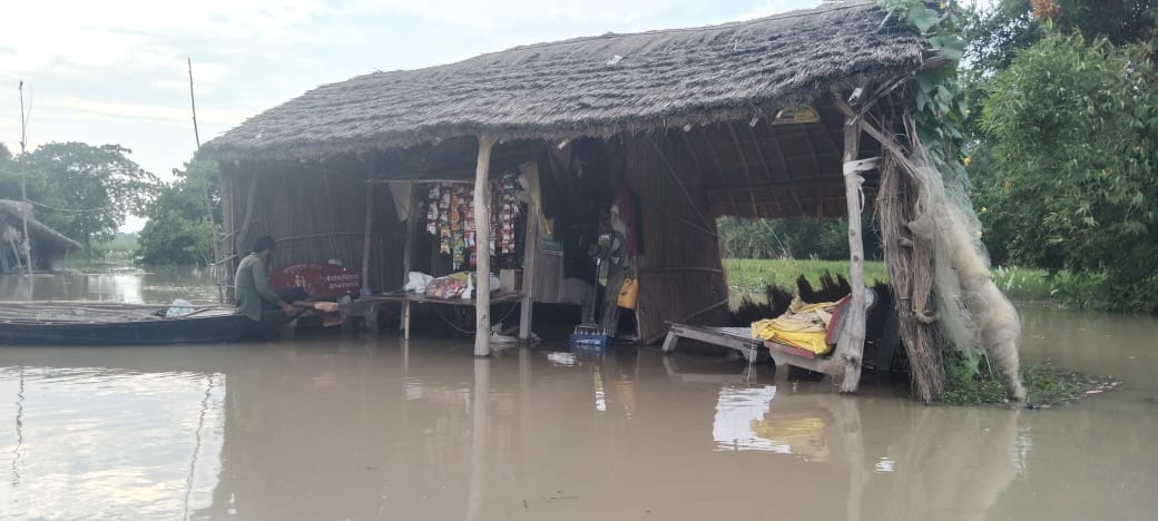 Saryu started creating havoc, Saryu reached 59 cm above the red mark