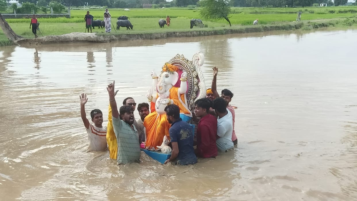 Ganpati Bappa Morya, come again early next year
