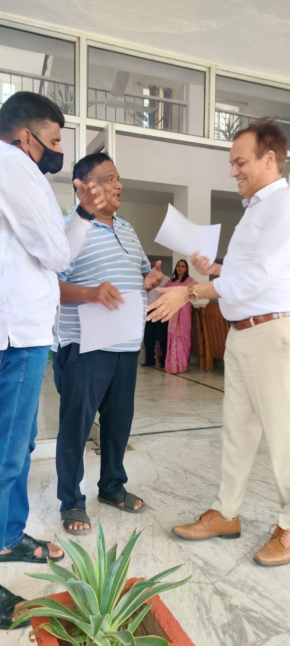 People got angry when the government gave field posting to the accused of taking bribe