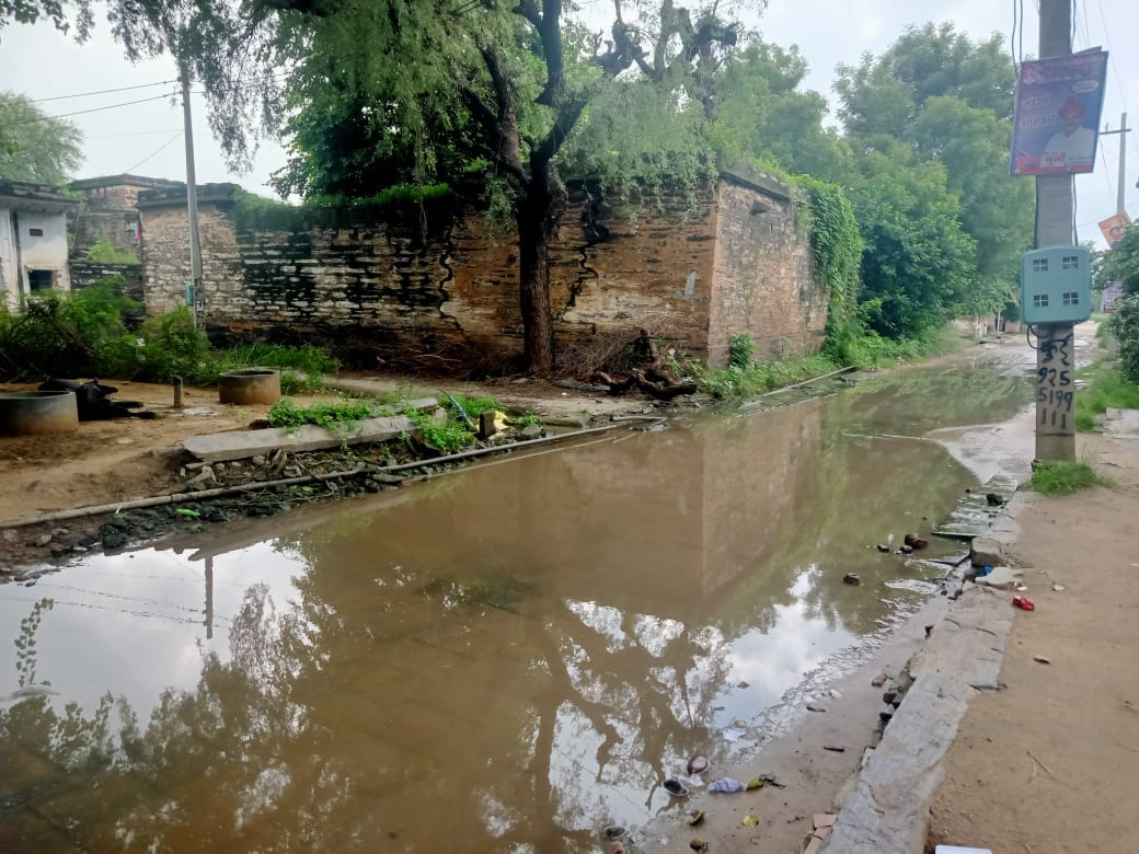 Villagers demanded arrangement for drainage