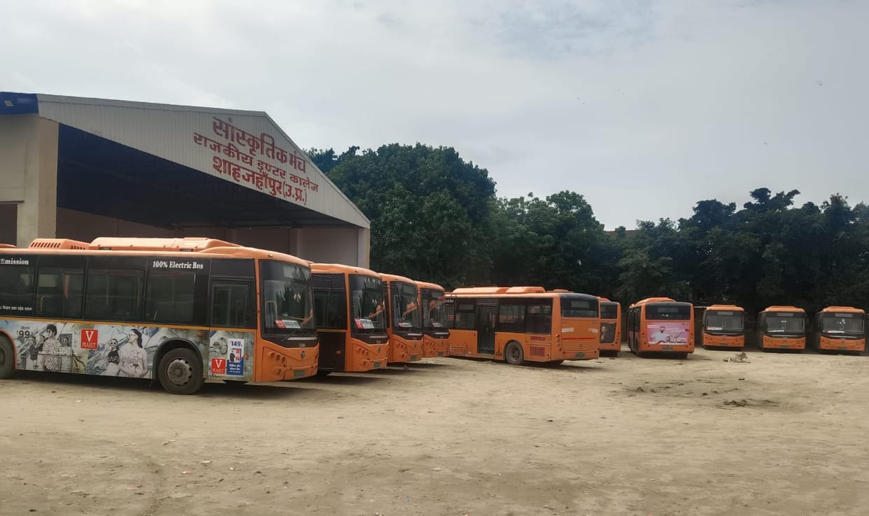 Operation of e-buses stopped due to cutting of culvert in New City Kakra