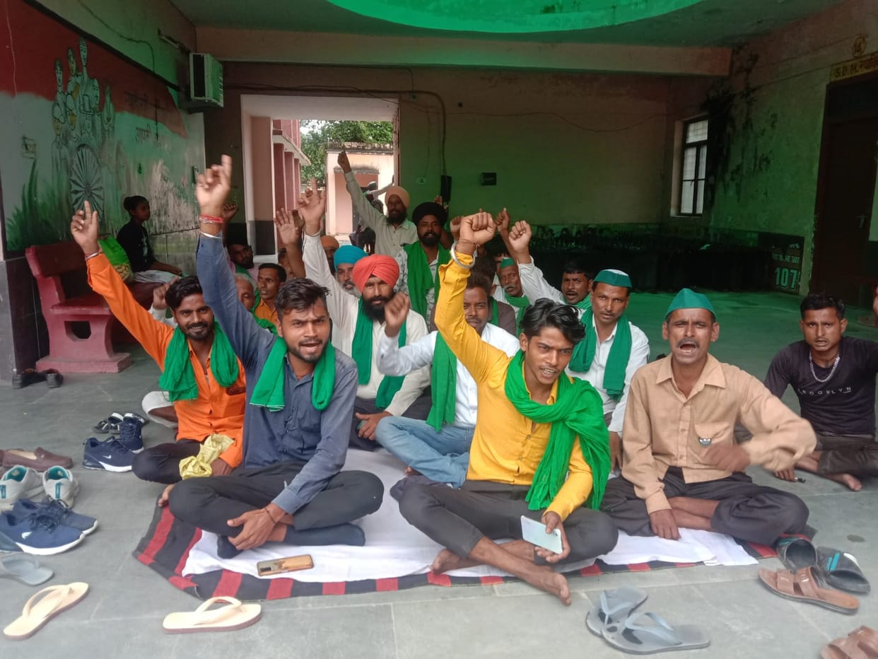 Anger over the problems of farmers in the panchayats of Bhakiyu