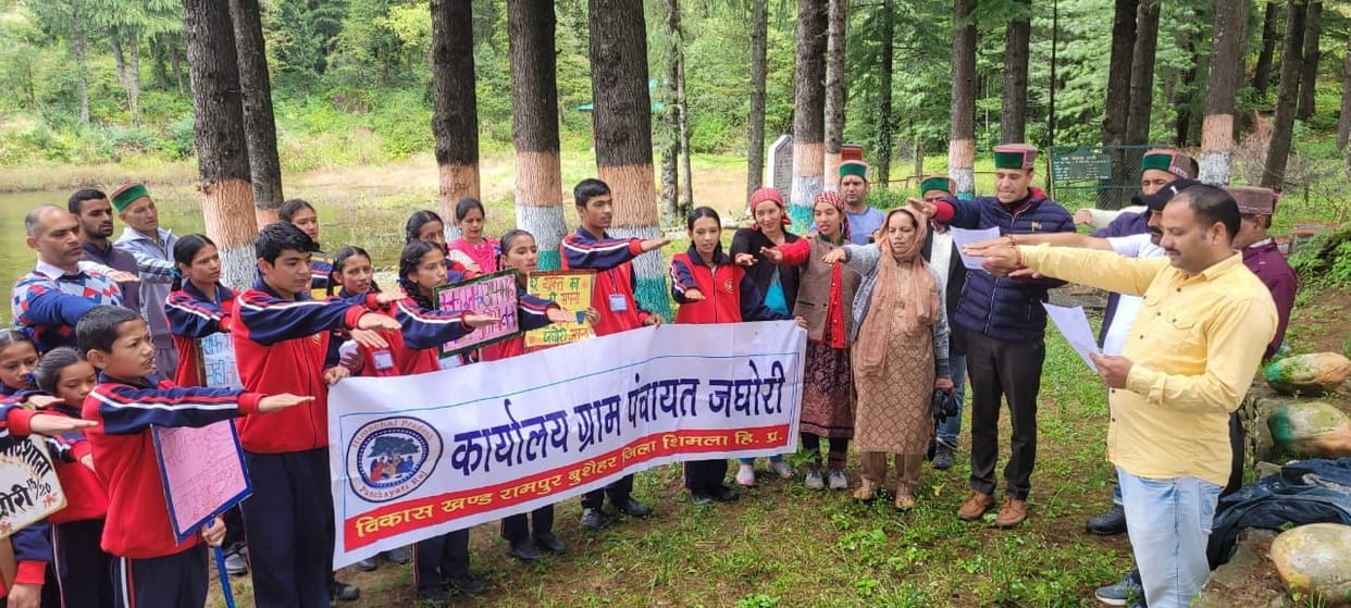 Jaghori Panchayat, Cleanliness Campaign, Rampur Bushahr