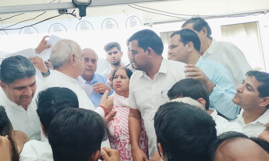 Joining Congress under the leadership of Bhupendra Singh Hooda
