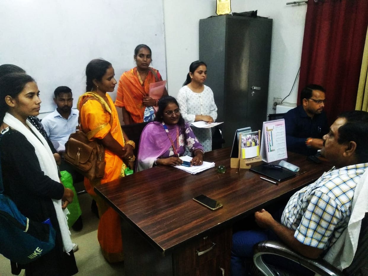 Five admissions for ANM course on the first day