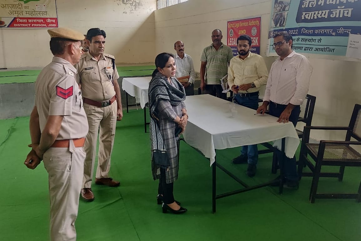 Health check of 365 prisoners in district jail
