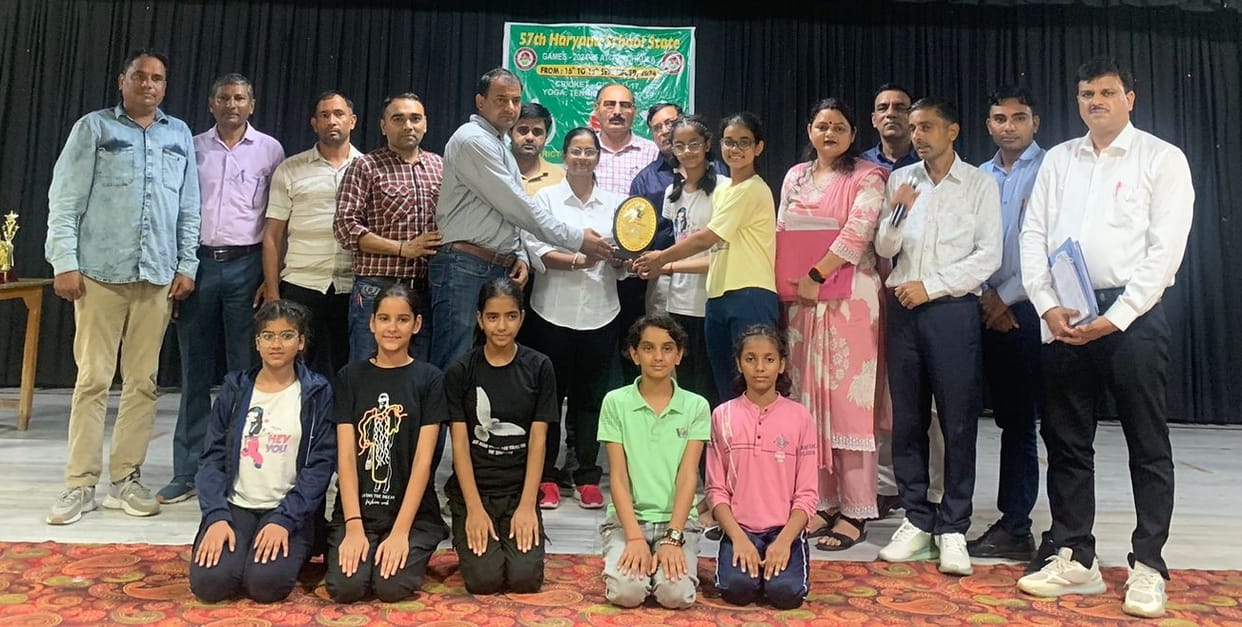 Jind's team first in state level school yoga