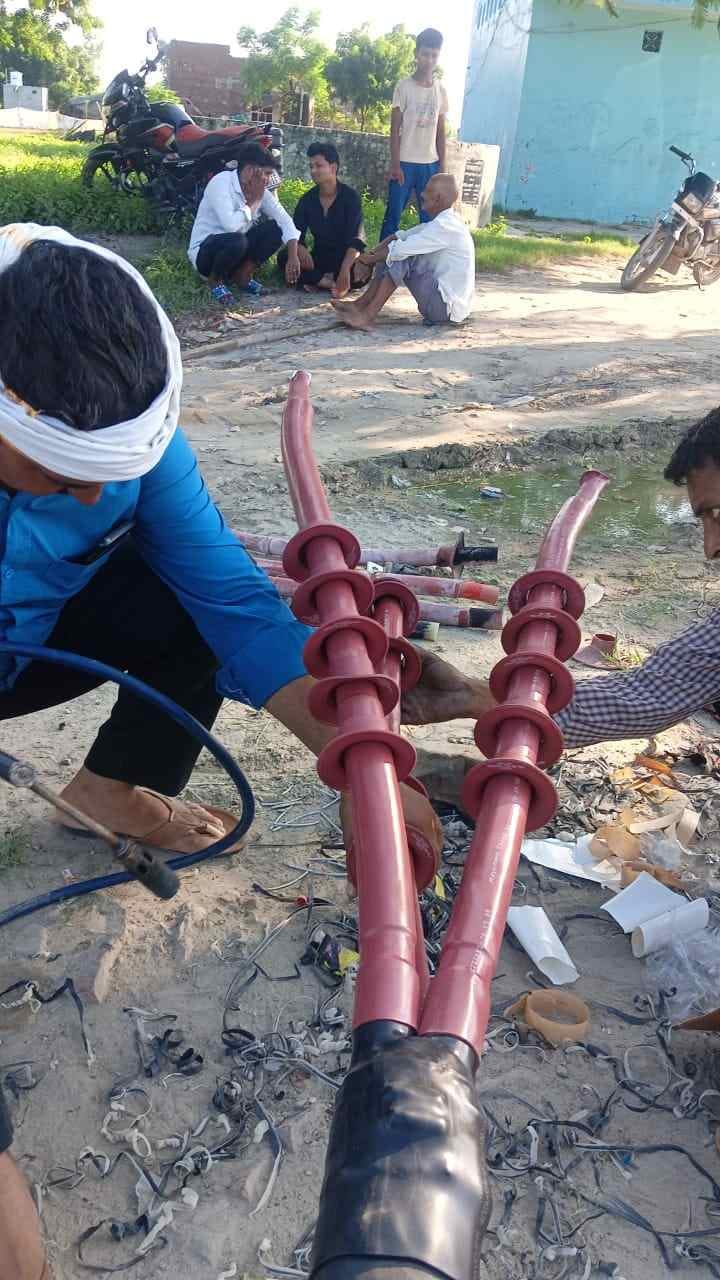 Keep searching for fault in underground line, power cut in 50 villages including Katra Bazaar
