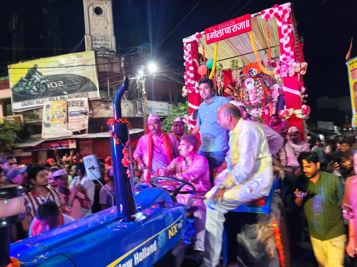 Protest continued at Sadar chauraha at mid naight in lakhimpur kheri