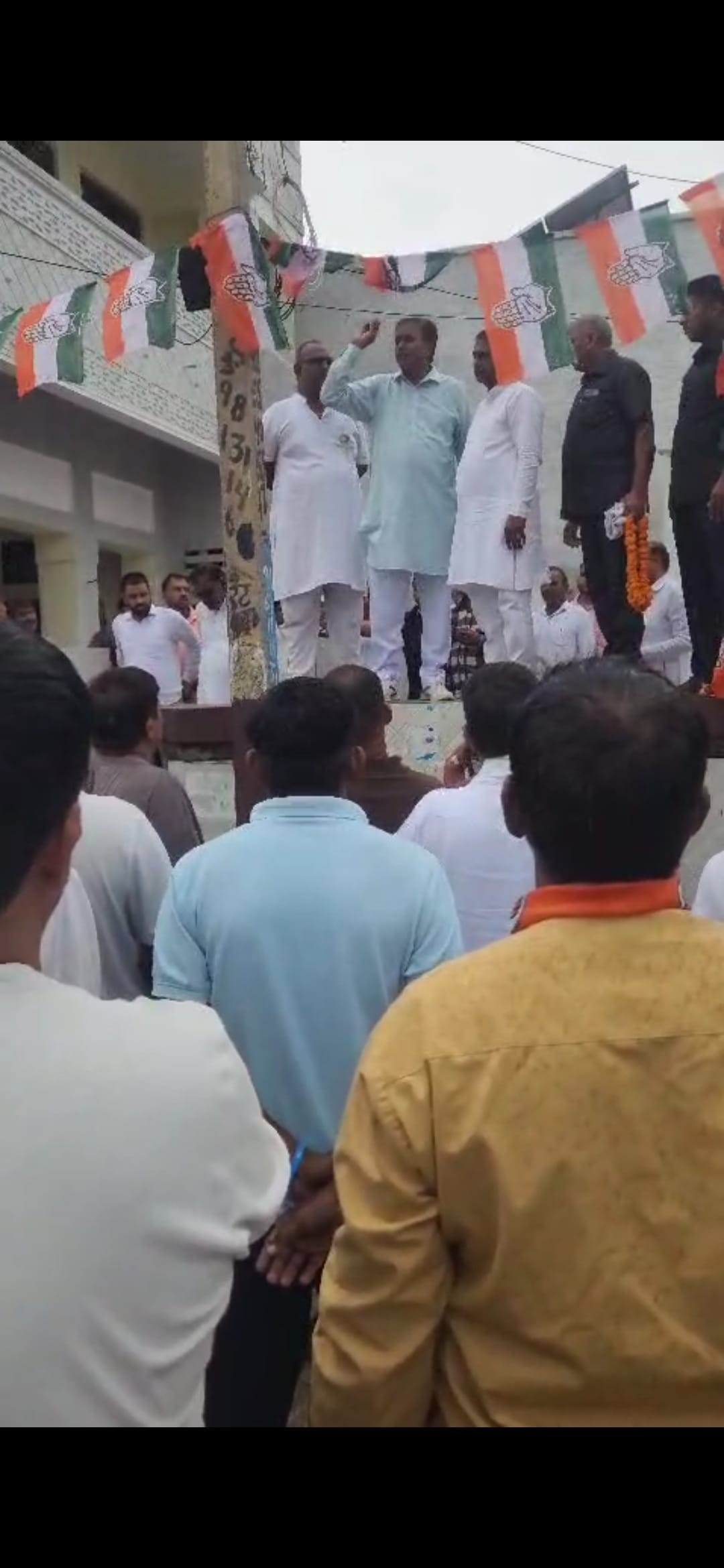 Opposition to Congress candidate Ramniwas Ghodela