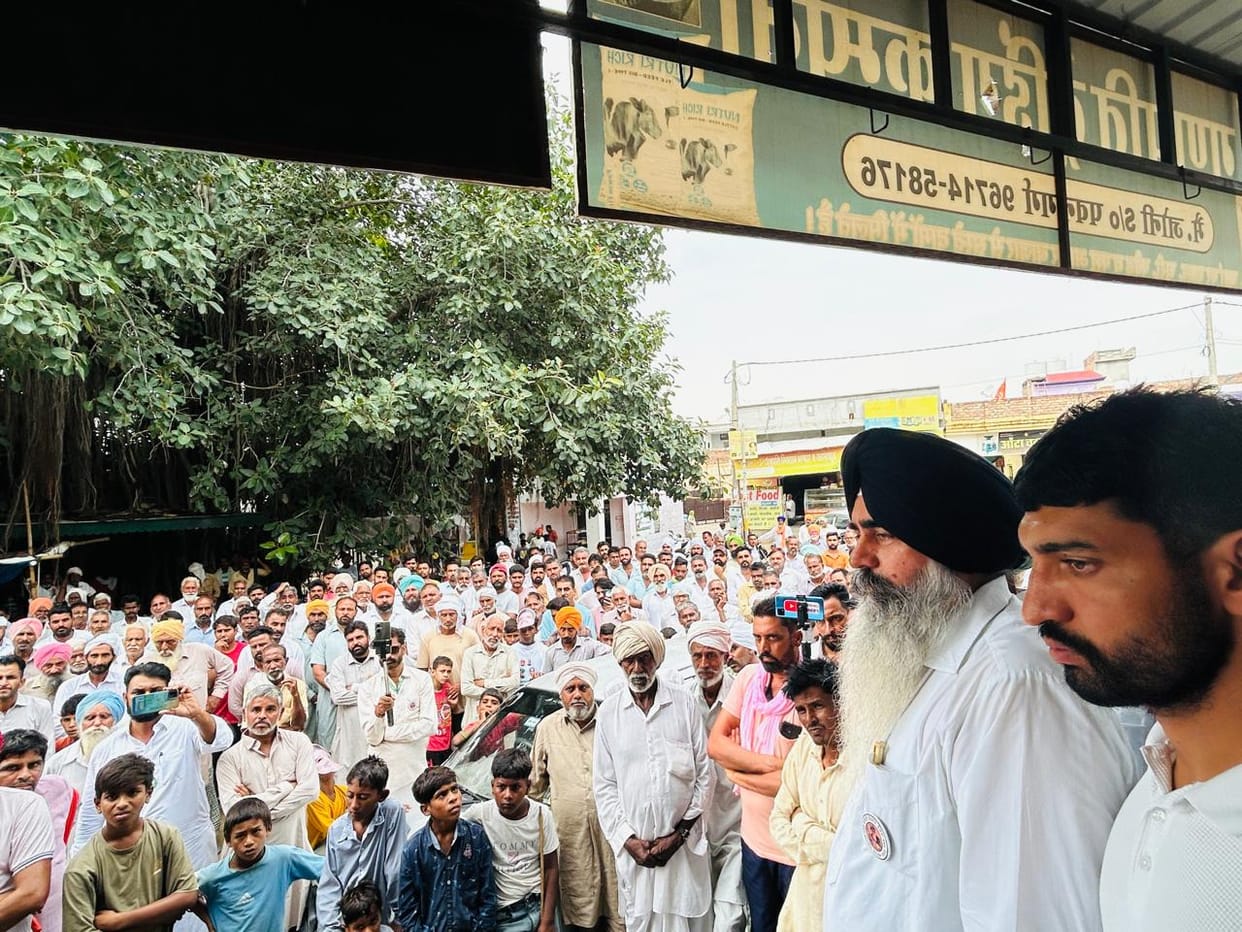 Farmers' demand for justice march started from village Ganga of Gopal Ram, the farmer killed on Tikri border.