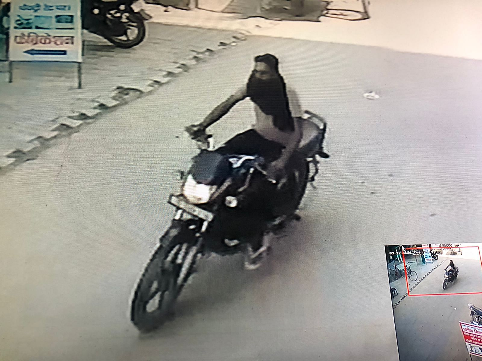 Young man stole bike, caught in CCTV