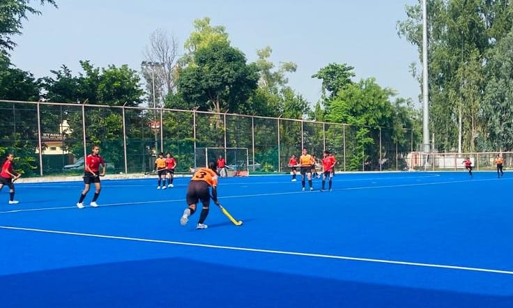 Kurukshetra won in women's hockey age group 17
