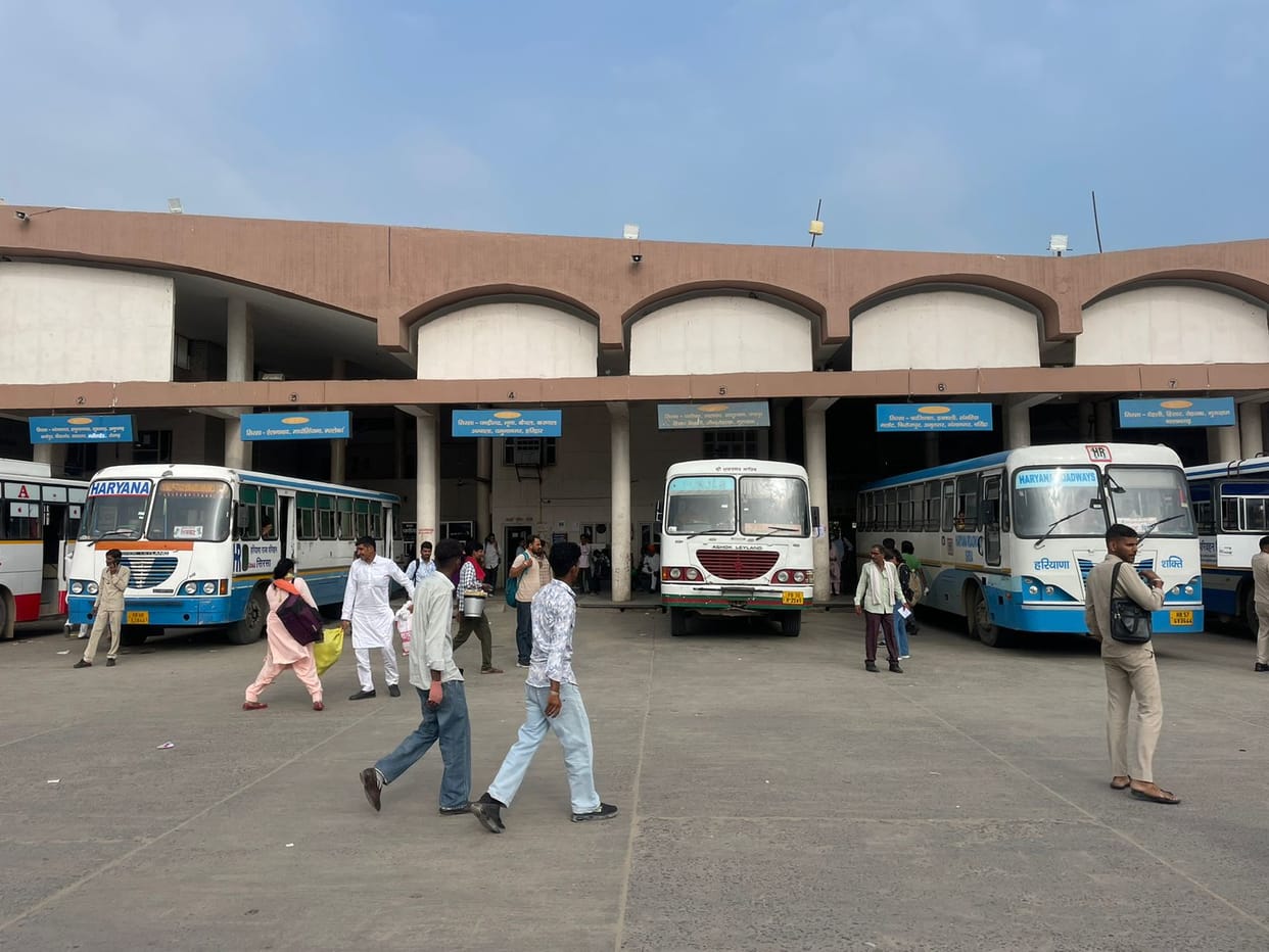 Even after issuing allotment letter of 10 AC buses, one bus was not found