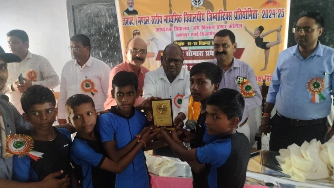 Basti got first place in gymnastics competition