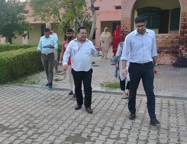 Inspection of polling stations of Beri Assembly Constituency